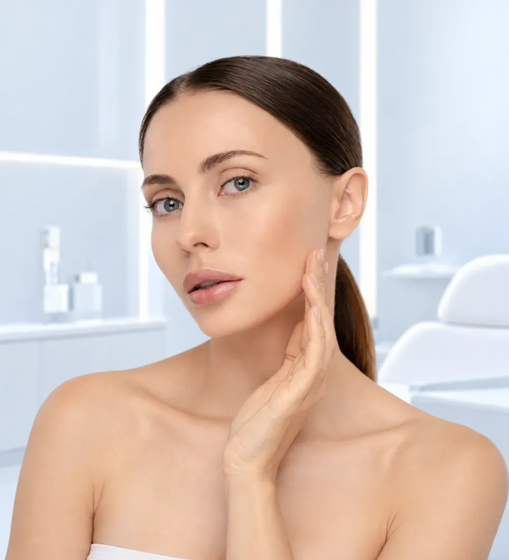 Chin and cheek augmentation