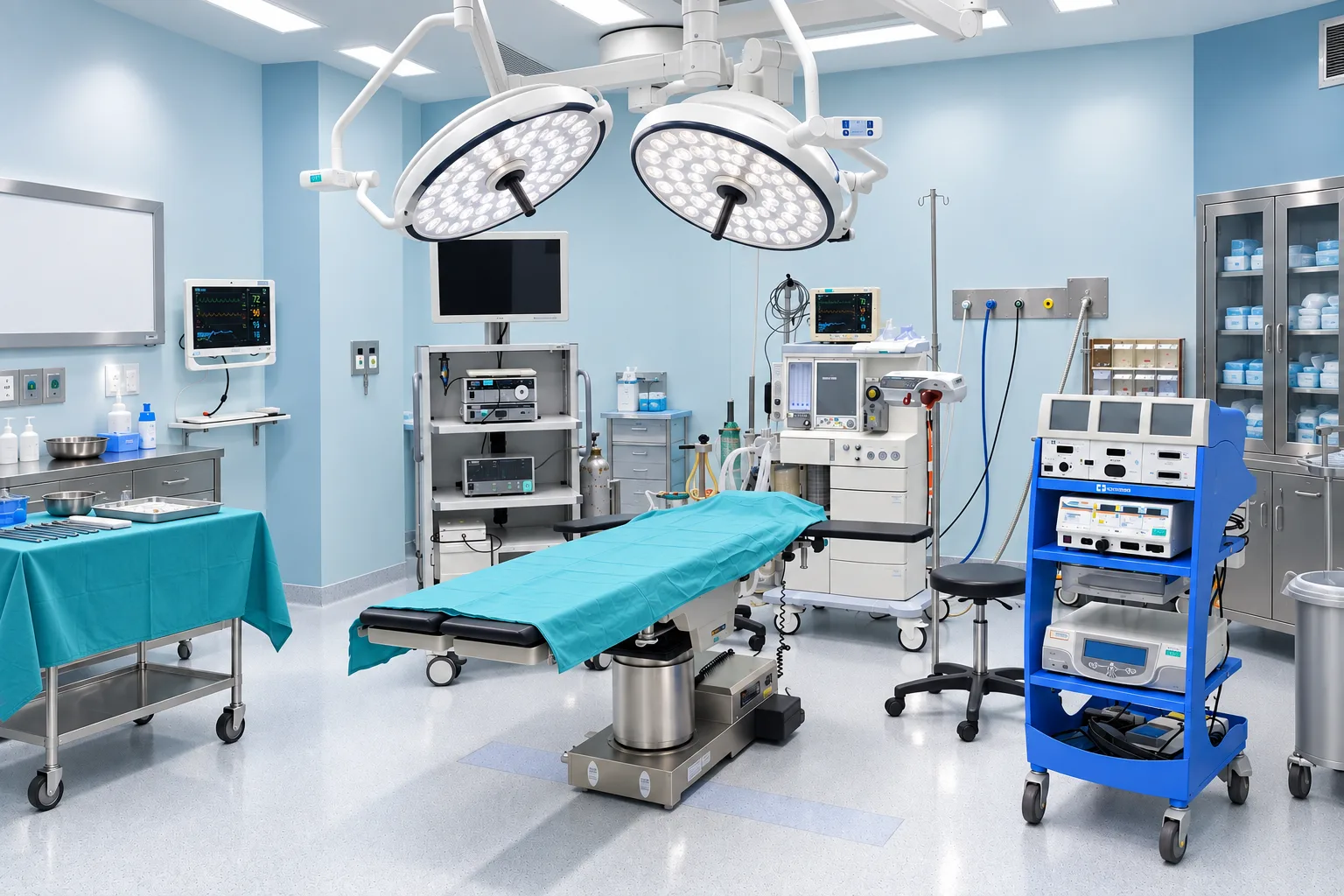 An operating theatre at the hospital
