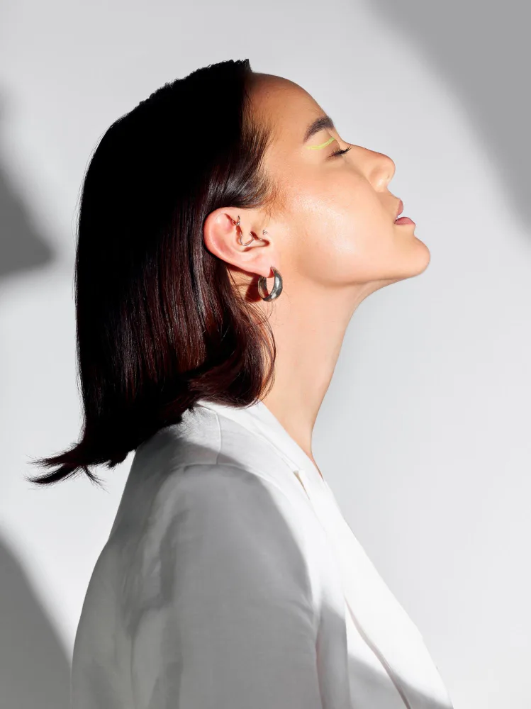 Chin and cheek augmentation